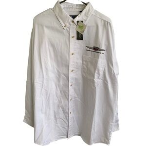 🆕 Continental Motors Blue Generations Embroidered Logo Men’s Long Sleeve Shirt